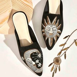 COPY - Moon & Sun Flat Mules